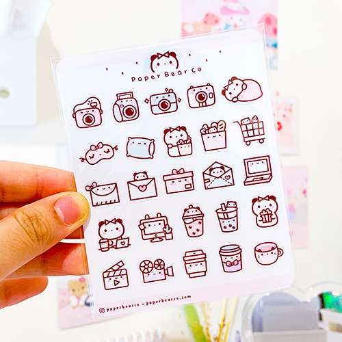 ♡ kawaii icons | sampler sticker pack